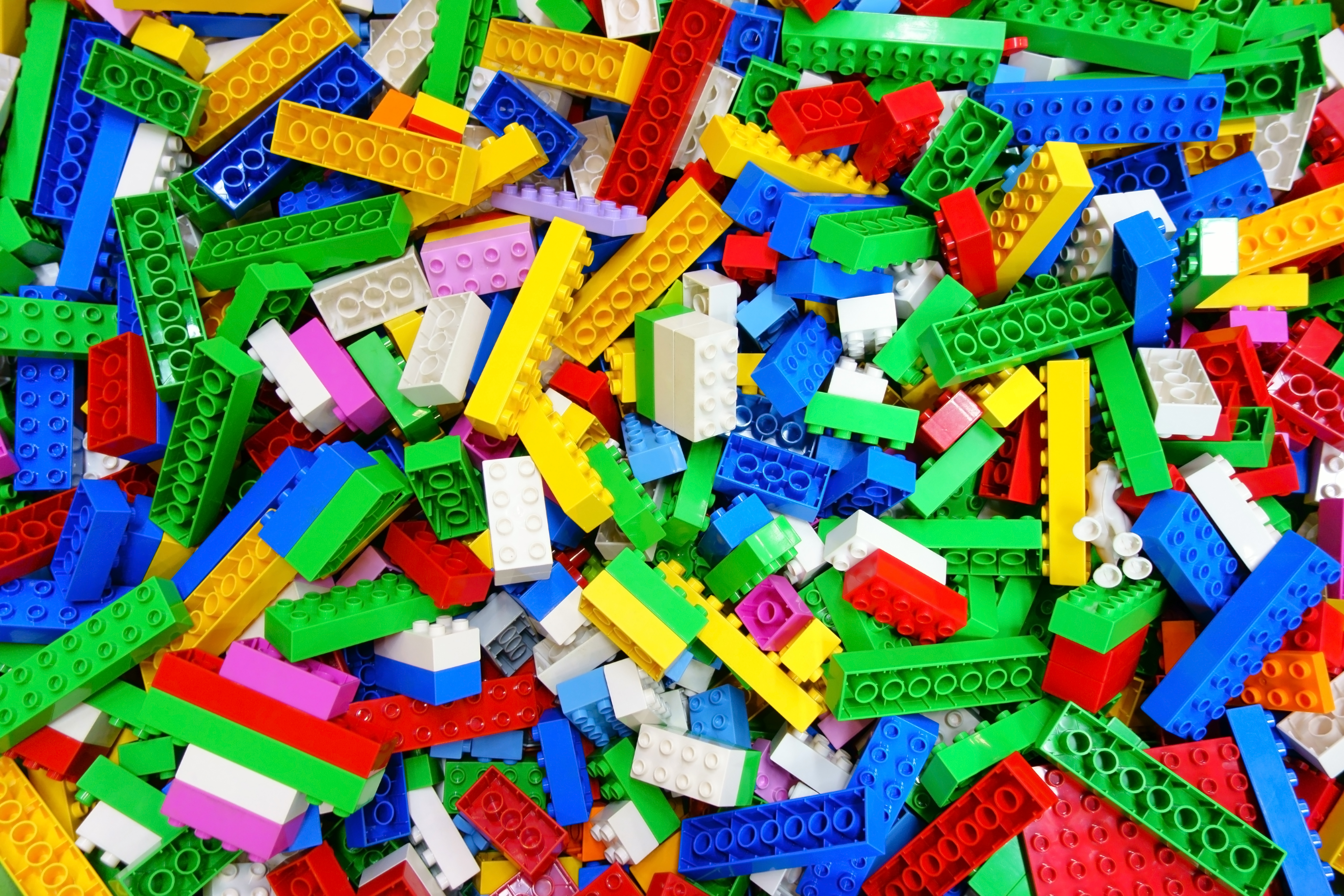 Full screen of lego blocks.